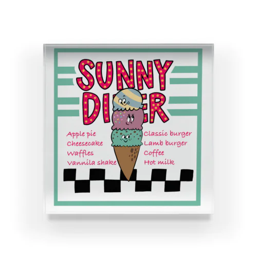 SUNNY DINER アクリルブロック