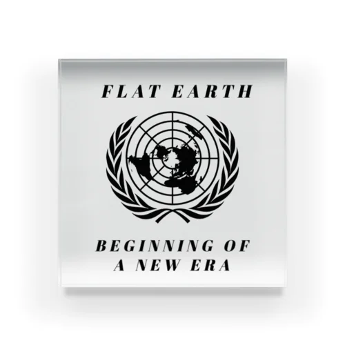 flat earth no.2 アクリルブロック