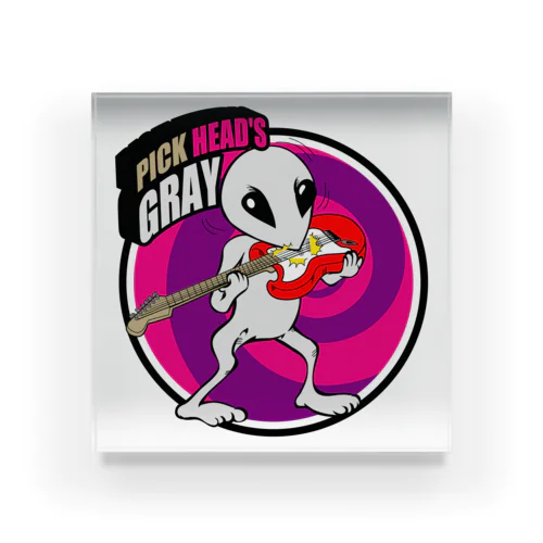 PICK HEAD'S GRAY アクリルブロック