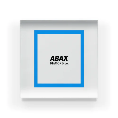 ABAX DIAMOND co.　ブルーボックスT ワンカラー アクリルブロック