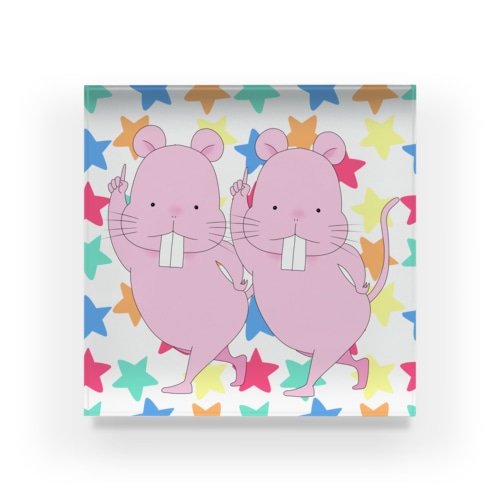 ダブルハダカデバネズミ☆バージョン Acrylic Block