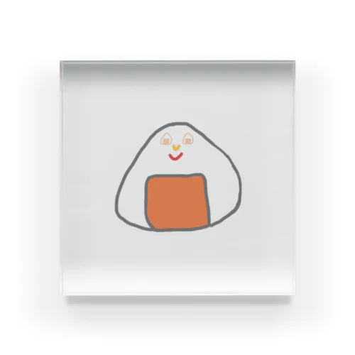 Orange rice ball boy アクリルブロック