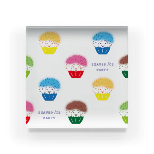 SHAVED ICE PARTY Acrylic Block