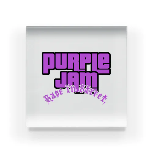 Purple Jam Acrylic Block Acrylic Block