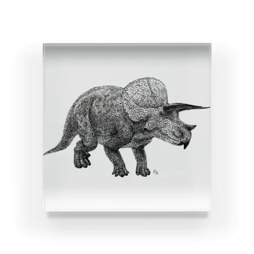 Triceratops(drawing) アクリルブロック