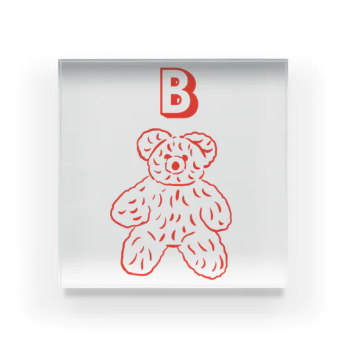 [B]BEAR アクリルブロック