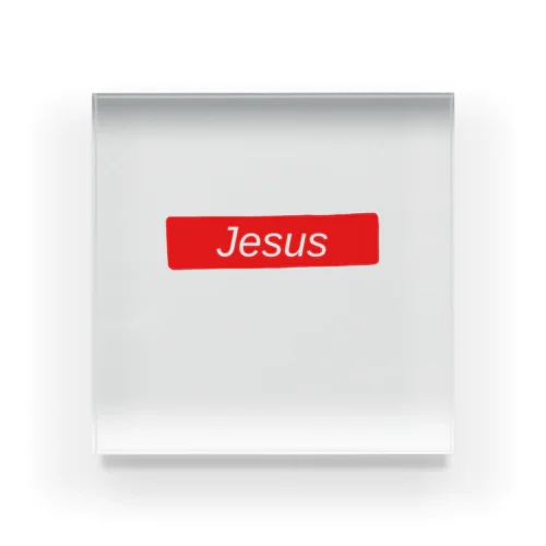 「Jesus」イエス・キリスト Acrylic Block