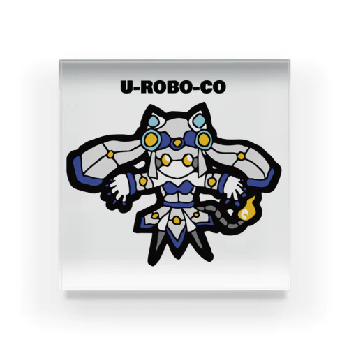 Uロボ子 アクリルブロック