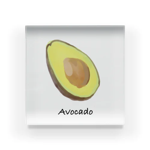 Avocado Acrylic Block