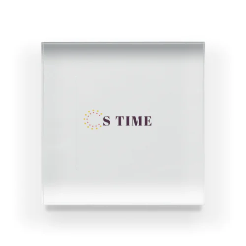 S TIME  Acrylic Block