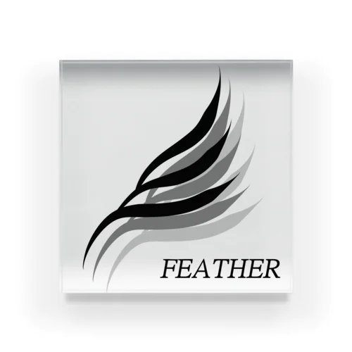 FEATHER アクリルブロック