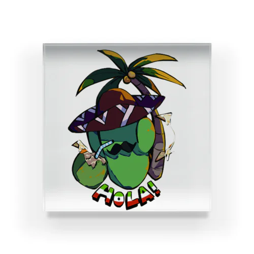 Coco&Palms サボテンペレス🌵 アクリルブロック