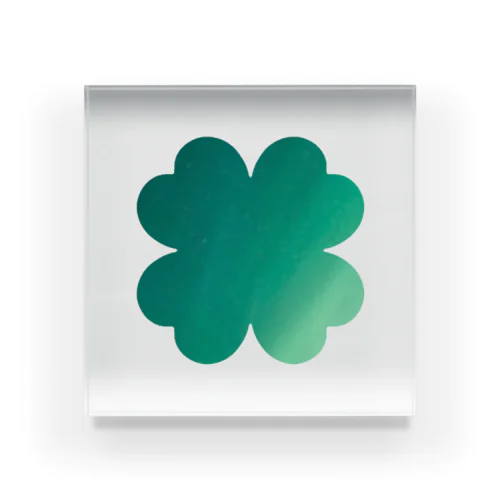 Clover Acrylic Block