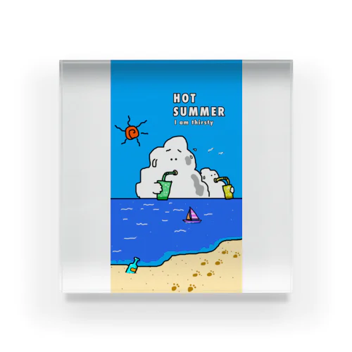 HOT SUMMER Acrylic Block