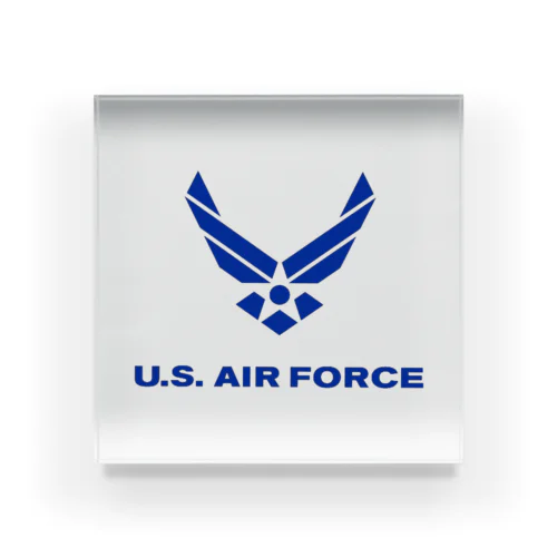 U.S.A.F ロゴ　アイテム Acrylic Block