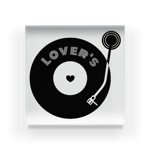 lovers レコード Acrylic Block