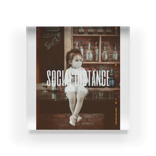 【social distance】 Acrylic Block