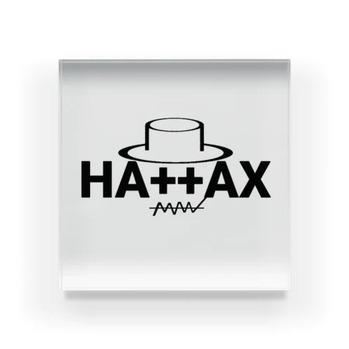 HATTAX LOGO アクリルブロック