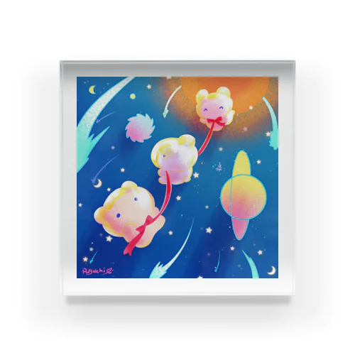 宇宙遊泳ぷにぷに Acrylic Block