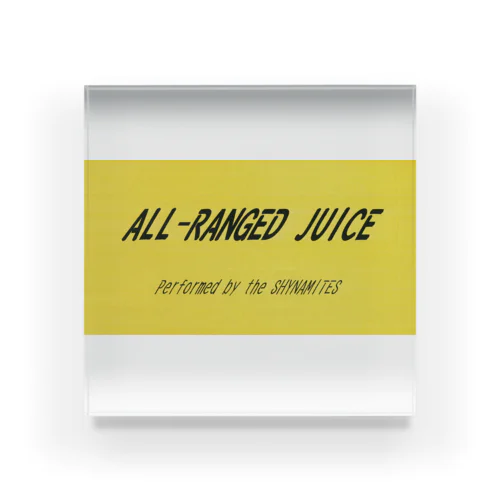 All-Ranged Juice 2002 ver.-Logo アクリルブロック