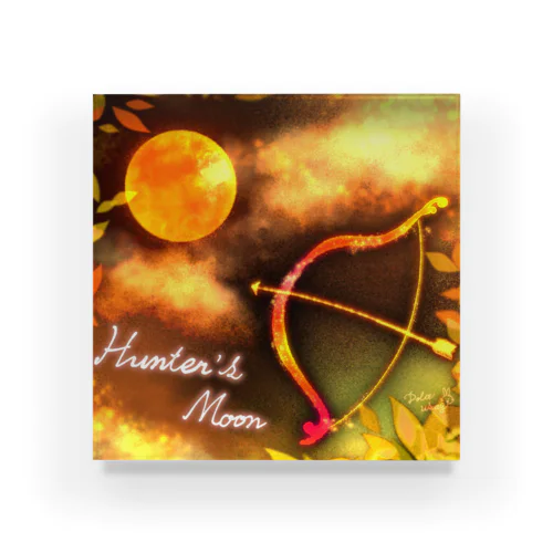 10月《Moonシリーズ》＊Hunter's Moon＊ アクリルブロック
