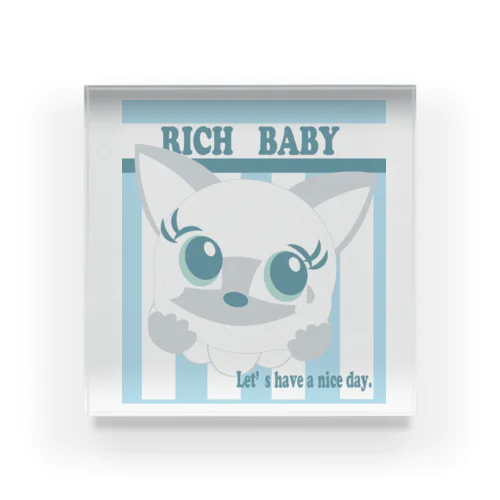 RICH BABY by iii.store Acrylic Block