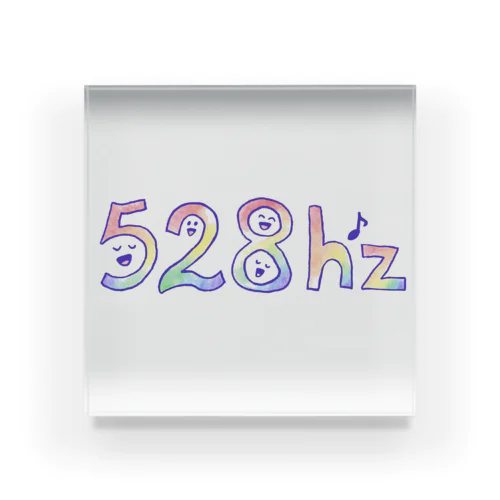 528hz  Acrylic Block