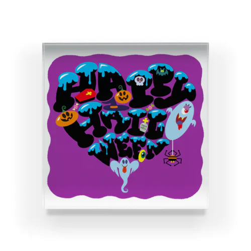 ハッピーハロウィン Acrylic Block