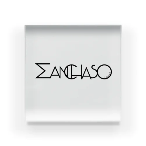 Manchaso Logo2 アクリルブロック Acrylic Block