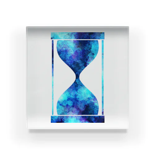 青い砂時計 Acrylic Block