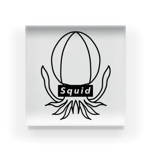 Squid  Acrylic Block