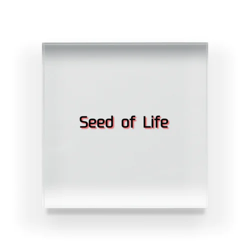 Seed of Life Acrylic Block