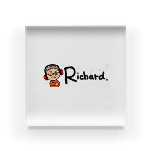 ＲＩＣＨＡＲＤの似顔絵Ｂ アクリルブロック