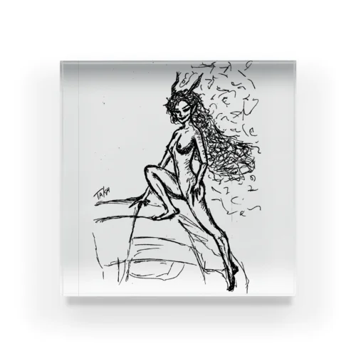 Fantasy Girl 1 Acrylic Block