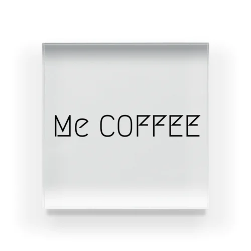 MeCOFFEEロゴ Acrylic Block