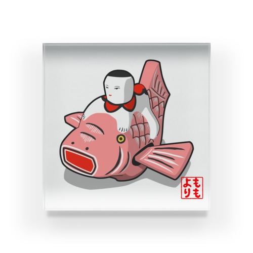 鯉乗り童子 Acrylic Block