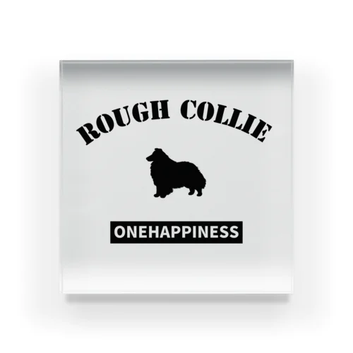 ONEHAPPINESS　ラフコリー Acrylic Block