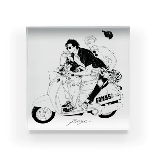 SCOOTER Acrylic Block