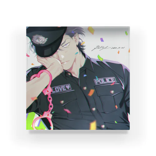 LOVE POLICE Acrylic Block