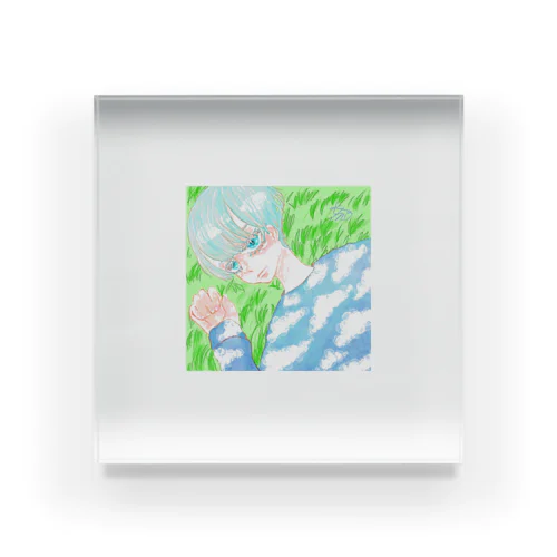 空色の少年☁*° Acrylic Block