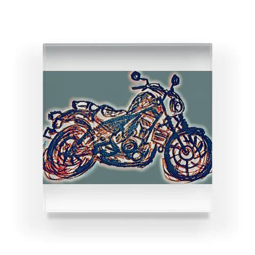 バイク乗り Acrylic Block