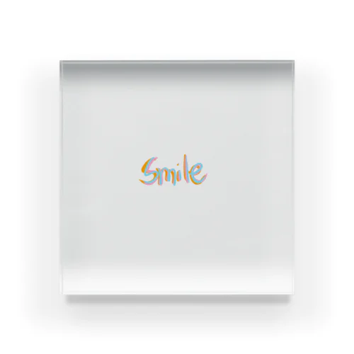Smile Acrylic Block