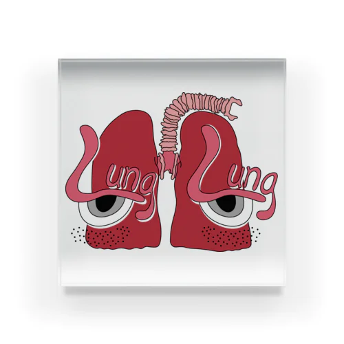 Lung Lung Acrylic Block