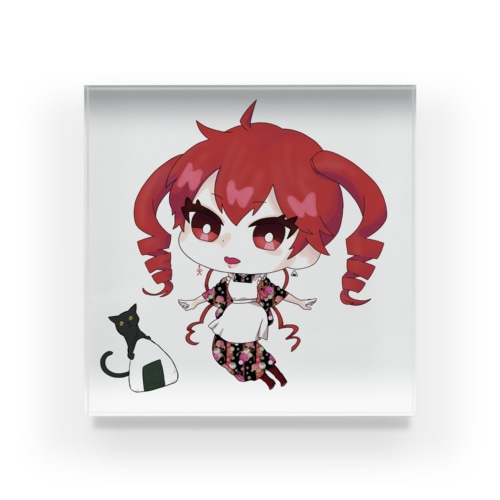 文庫むすび ミニキャラA Acrylic Block