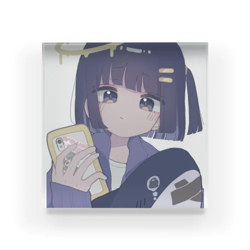 てんしちゃんとさめ Acrylic Block