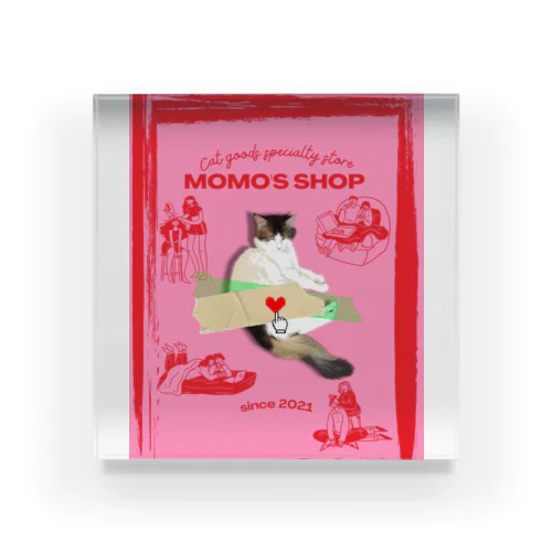 MOMO's shop アクリルブロック