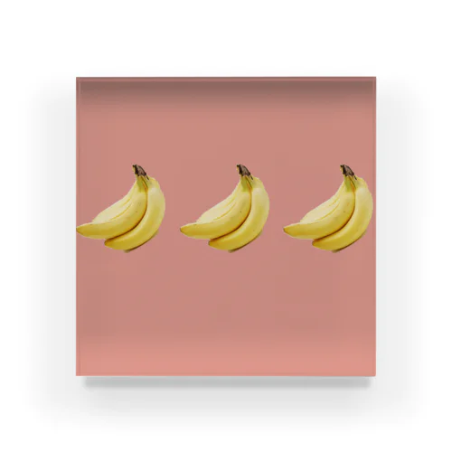 banana Acrylic Block