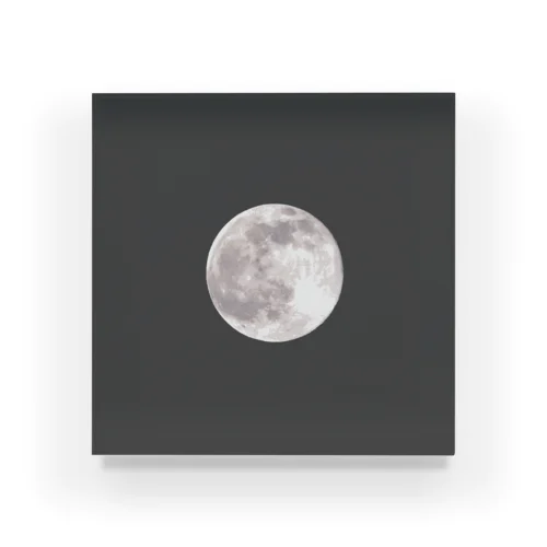見上げる満月(Ver:フェード) アクリルブロック