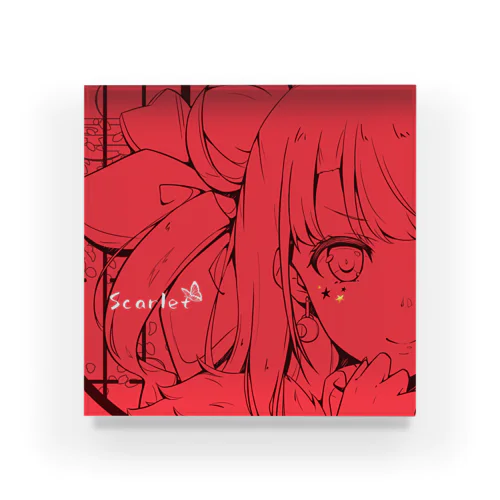 Scarlet Acrylic Block