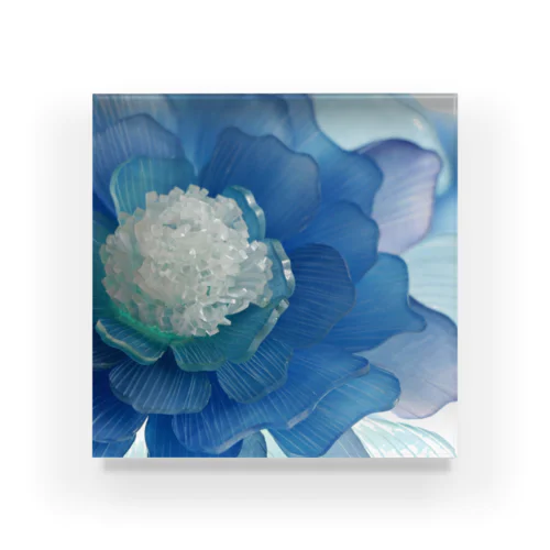 青い花 Acrylic Block